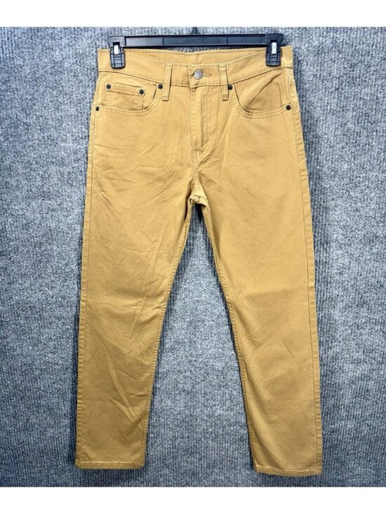 Levi's Other - Levis 502 Jeans Men’s 29x32 Khaki Tan Regular Taper Fit White Tab Stretch Pants